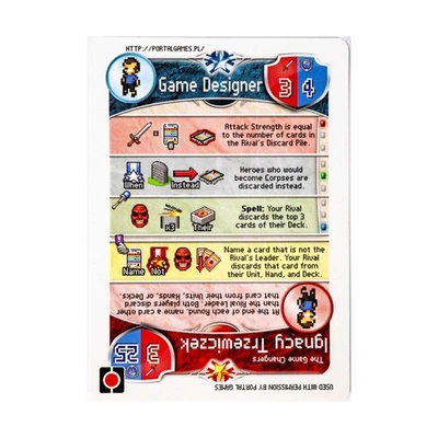 Level 99 Pixel Tactics Pixel Tactics - Game Designer / Ignacy Trzewiczek Bag NM - Image 1 of 2