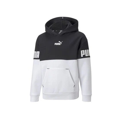 Sudadera con Capucha Pullover PUMA Power Colorblock Jóvenes Niñas Talla M Ropa Exterior Informal 84907 Foto 1 de 2