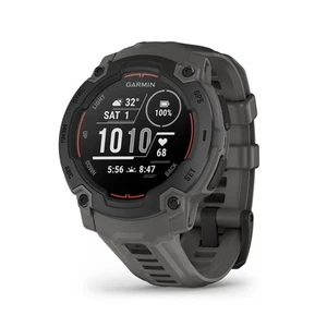 Instinct E - Montre GPS Robuste et connectee - Noir avec Bracelet Gris Charbon - - Photo 1/7