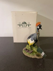 WILLIAM HOLDEN WILDLIFE Grey Crowned Crane African 1990 Limited Edition #1756 - Picture 1 of 15