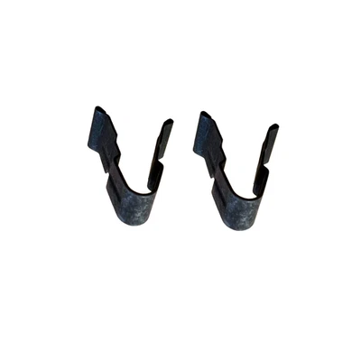 Retenedor de rejilla de metal Volvo 740 760 montaje 2 clips OEM Foto 1 de 3