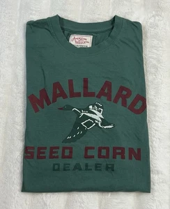 Camisa Gráfica Verde American Needle Inc Mallard Seed Corn Dealer Para Hombres Talla M *USADA EN EXCELENTE ESTADO - Imagen 1 de 9