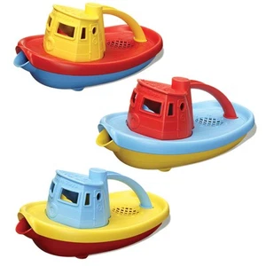 Juguetes verdes colorido remolcador baño agua juguete libre de BPA 100 % reciclado - Imagen 1 de 16