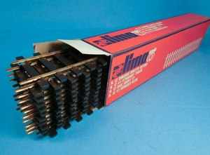 VINTAGE LIMA O GAUGE 9801 STRAIGHT TRACK IN ORIGINAL BOX + CLIPS-12 PIECES-MINT - Picture 1 of 7