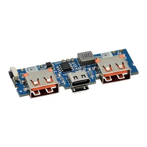 Micro-USB/Type-C 5V 2.4A Dual USB 18650 Boost Battery  Board Mobile  Bank6300 - Afbeelding 1 van 9