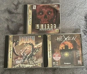 Sega Saturn Hexen Doom Pharaoh's Resurrection 3 Games Bundle - Picture 1 of 3