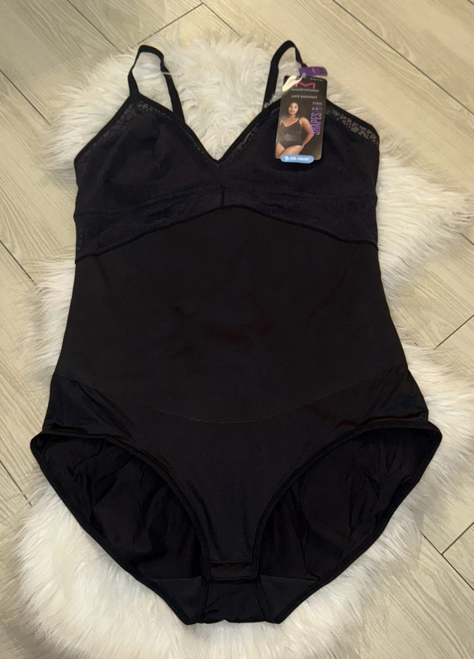 Maidenform DMS097 кружева приручить ваш живот боди Shapewear женщин 2XL XXL черный - Изображение 1 из 4