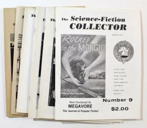 (6) Issues of The Science Fiction Collector 4 - 9 Magazine/Fanzine 1977-1980 NOS - Foto 1 di 4