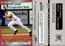 Zak Farkes 2006 Grandstand Lowell Spinners #15 Card *AutographDen*