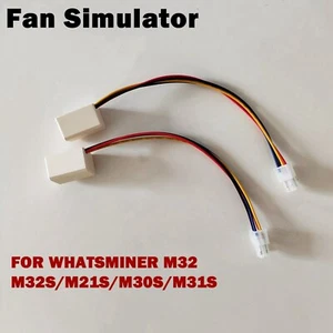 2x Fan Simulator For Bitcoin Miner Mining Fan Whatsminer M32/M32S/M21S/M30S/M31S - Picture 1 of 10
