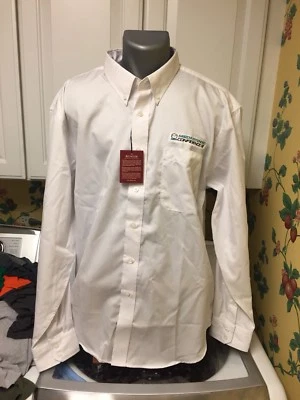 Mazda Extended Confidence Men’s LS Button Down Shirt White Cotton XL NWT - Image 1 of 4