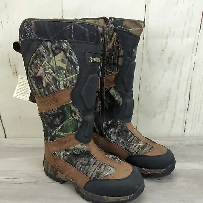 Red Head Bone Dry Waterproof Thinsulate Side Zip Knee Boot 16" 1200 Gram SZ 8.5 - Image 1 of 4