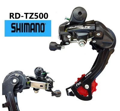 Dérailleur arrière vélo VTT Shimano SIS Tourney RD-TZ500 6 ou 7 vitesses neuf - Photo 1/4