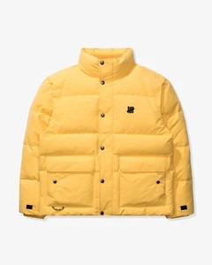 UNDEFEATED Men's AUTHENTIC PUFFER GOOSE DOWN JACKET (Medium, Yellow) NWT - Picture 1 of 17