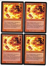 MTG  Torment  4 x FIERY TEMPER