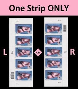 US 3508 Honoring Veterans 34c plate strip 5 P1111 MNH 2001 - Picture 1 of 1