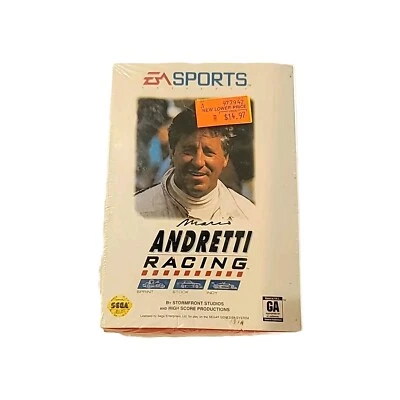 MARIO ANDRETTI Racing SEGA Genesis EA SPORTS 1994 Game **NEW, Still Sealed** - Image 1 of 2