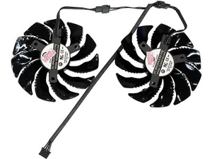 Grafikkartenlüfter Kühler Fan ~88mm kompatibel GeForce GTX 1050 Ti G1 Gaming 4G - Bild 1 von 6