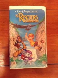 Vintage BLACK DIAMOND The Classic VHS Rare / Walt Disney The Rescuers Down Under - Picture 1 of 12