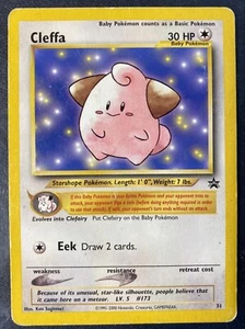 Pokemon CLEFFA #31 - PROMOCIÓN ESTRELLA NEGRA SIN HOLO - (Jugado) - Imagen 1 de 9