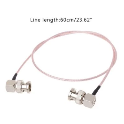 60cm BNC Male Plug to BNC Male Straight Jumper Pigtail Cable RG179 75ohm Camera - Image 1 of 4
