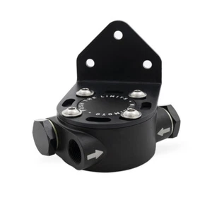 Mishimoto Remote Oil Filter Mount, 3/4-16 Filter Thread, Black - Bild 1 von 9
