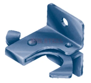 Galvanised 25nb Pipe Frame Tube Gate Catch Latch Chain Wire Fencing - Picture 1 of 3