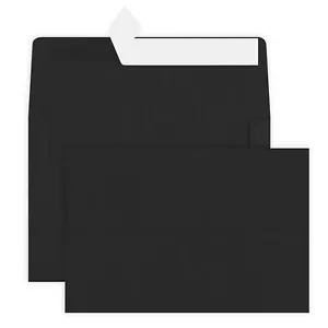50PCS A4 Black 4x6 Envelopes Self-Seal for Wedding Invitations Cards - Picture 1 of 7