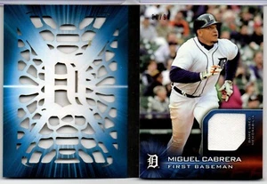 2016 Topps Baseball Series 1 Miguel Cabrera Laser Relic libretto TLR-MC serie/99 - Foto 1 di 3