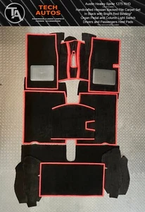 Austin Healey Sprite Mk2 Carpet Set Handmade to Order Hessian Backed - Picture 1 of 4