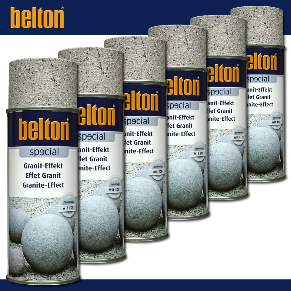 Kwasny Belton Special 6 x 400 ml Granit-Effekt Spraylack Sandstein Granitlook - Bild 1 von 1