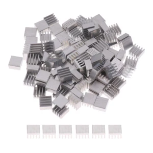 100pcs 9mmx5mmx9mm Aluminium Kühlkörper Kühler Platine Kühlung Fin mit - Afbeelding 1 van 10
