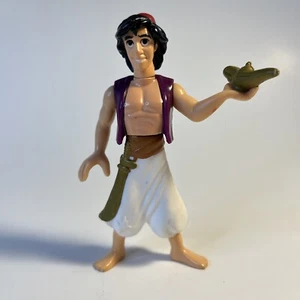 Vintage 1992 Disney Aladdin 4" Actionfigur mit Lampe Spielzeug Mattel Kunststoff D4 - Bild 1 von 6