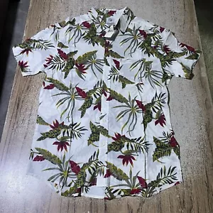 Camisa informal con botones Quiksilver Surf para hombre talla M nueva con etiquetas #31779 - Imagen 1 de 3