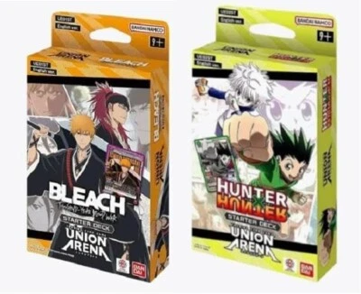 Union Arena Starter Decks: Hunter X Hunter & Bleach Thousand-Year Blood War NEW - Image 1 of 3