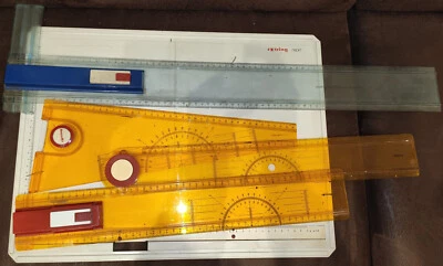 Rotring Rapid A3 Zeichenplatte & Zeichenschablonen verschiedene Schriftgröße - Bild 1 von 4