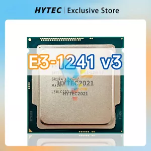 Intel Xeon E3-1241 v3 SR1R4 3,5 GHz 4 core processore CPU 80 W LGA1150 E3 1241 v3 - Foto 1 di 3