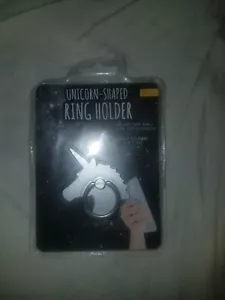 Metal Unicorn Mobile Phone Stand Holder, 360° Rotating Ring - Picture 1 of 2