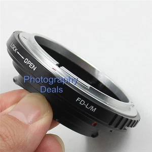 Lens Adapter for FD Mount Lens to for Leica L/M M9 M8 M7 M6 M5 TECHART LM-EA7 - Picture 1 of 10