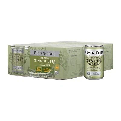 Fever Tree Ginger Beer - Premium Quality Mixer - Refreshing Beverage For Cocktai - Image 1 of 4
