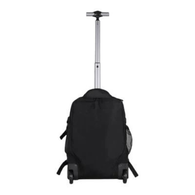 Unisex Black 18" Classic Trolley Bag 2 Wheels Cabin Travel Weekender Handbag H26 - Image 1 of 4