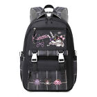 Cute Kuromi Backpack SchoolBag Black Girls JK Uniform bag Laptop Travel Bag 
