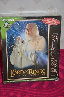 Gandlf Señor de los Anillos Dos Torres 500 piezas póster rompecabezas Wrebbit Perfalock 2'x3' Foto 1 de 4
