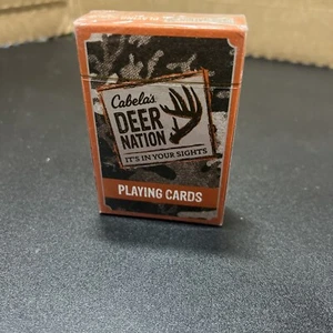 Cabelas Deer Nation Playing Cards Sealed  - Picture 1 of 2
