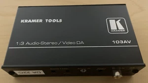 Kramer 103AV | 1:3 Audio-Stereo/Video DA Amplifier 12V DC - Picture 1 of 5