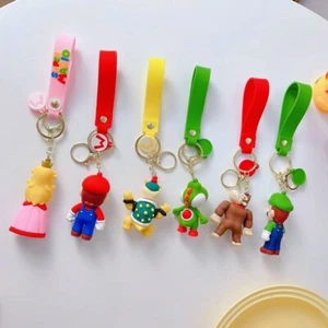 Super Mario Bowser Keyring Keychain Bag Pendant Charm Novelty Gift Parties Kids - Picture 1 of 9