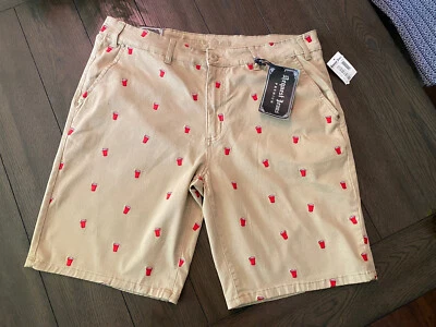 Pantalones Cortos Chinos Request Jeans "Red Solo Cup" Cintura 40 (J1) Foto 1 de 4