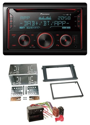 Pioneer 2DIN DAB MP3 Bluetooth USB CD Autoradio für Porsche Cayenne 2007-2010 - Bild 1 von 4