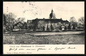 Ansichtskarte Fürstenau i. Hann., Blick zum Schloss - Picture 1 of 2