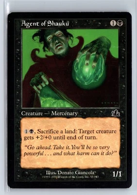 (2x) AGENT OF SHAUKU – MTG Magic the Gathering Card – Prophecy – Common - Image 1 of 4
